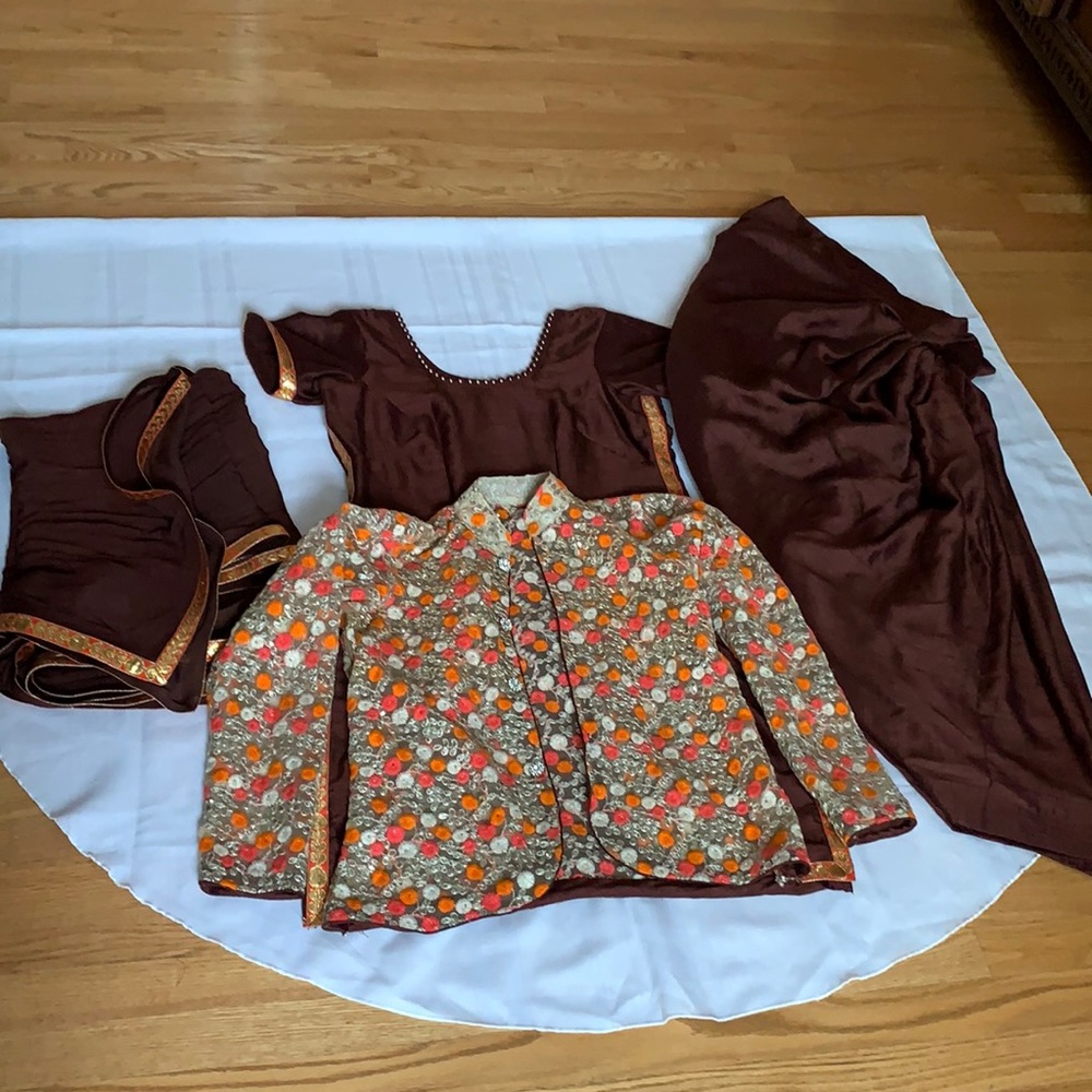 Indian Patiala salwar kameez ( 4 piece )